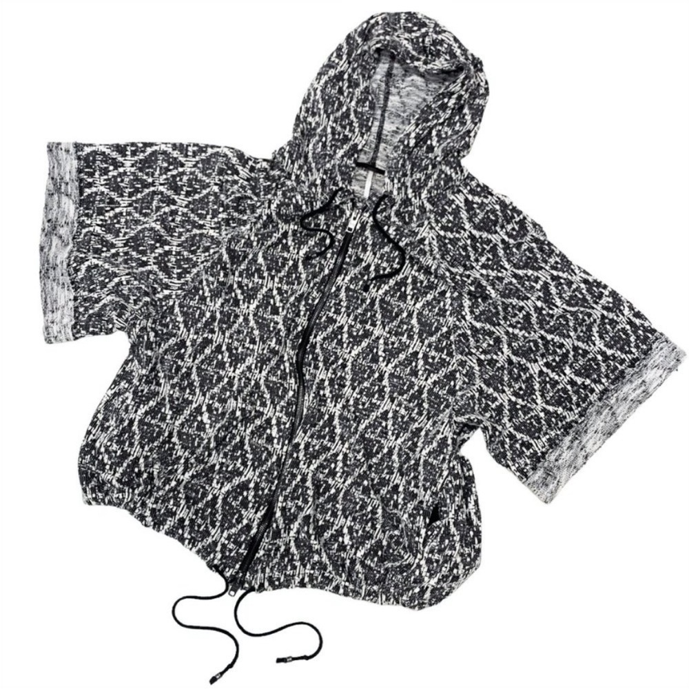 Free People Santa Fe Jacquard Zippered Kimono Hoodie Size Small - Picture 5 of 12